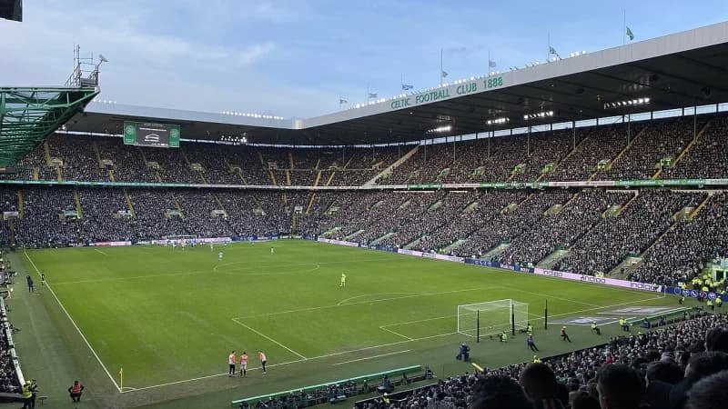 Celtic Park, Glasgow, the venue for Oasis in Glasgow