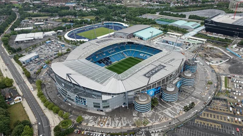 Etihad Stadium, Manchester, the venue for Oasis in Manchester